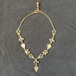 Lulu Forst Terraced Mosaic & Crystal Necklace